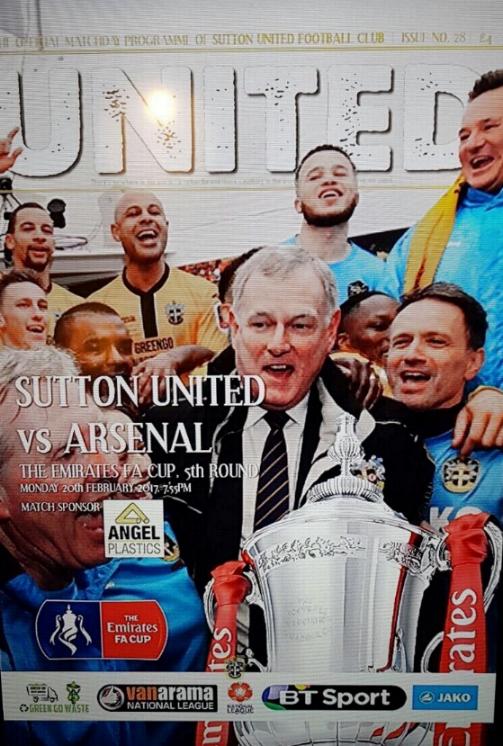 SUTTON UNITED v ARSENAL 2016/17 (FA CUP)